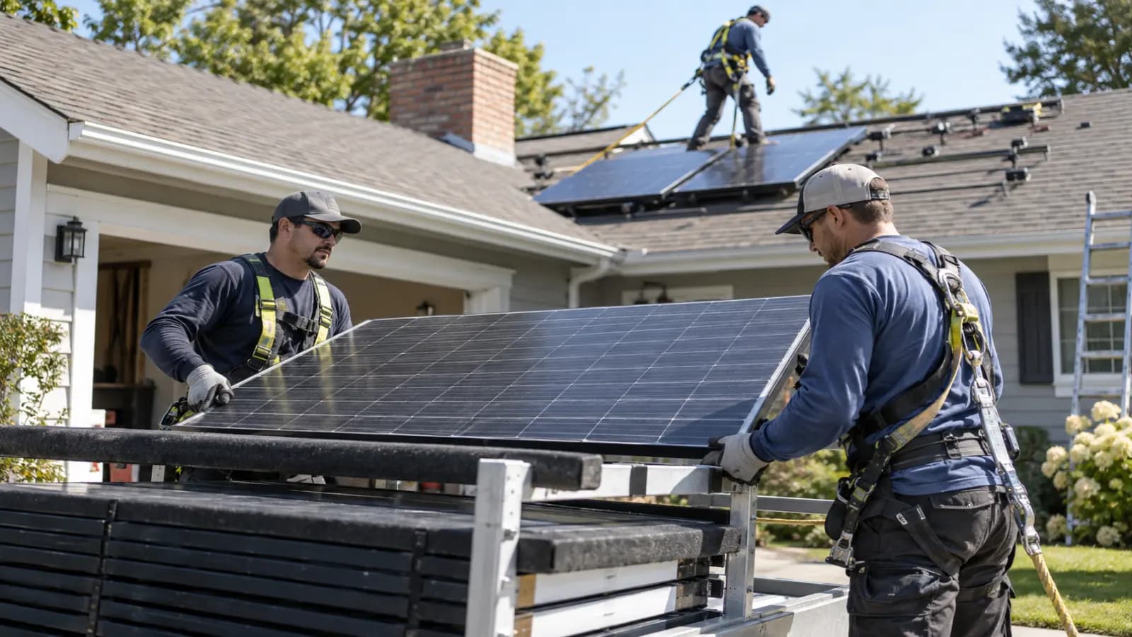 Solar Panel Removal and Reinstallation for a Roof Replacement